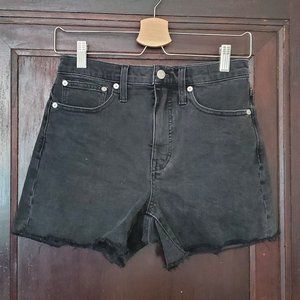 Madewell high-waisted denim shorts